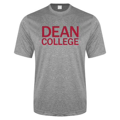  Grey Heather Performance Contender Tee - Primary Mark
