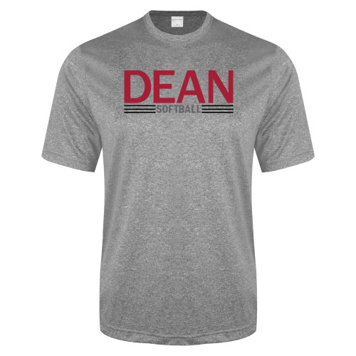  Grey Heather Performance Contender Tee - Softball