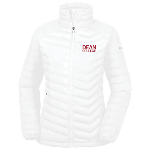  Columbia Womens White Powder Lite Jacket - Primary Mark