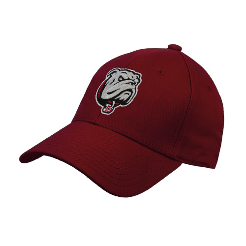  Cardinal Structured Adjustable Pro Style Hat - Bulldog Head