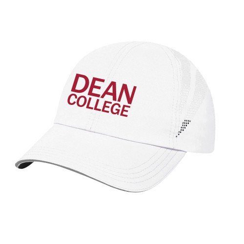  Womens White Performance Cap - Primary Mark