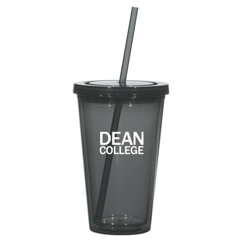  Madison Double Wall Charcoal Tumbler w/Straw 16oz - Primary Mark