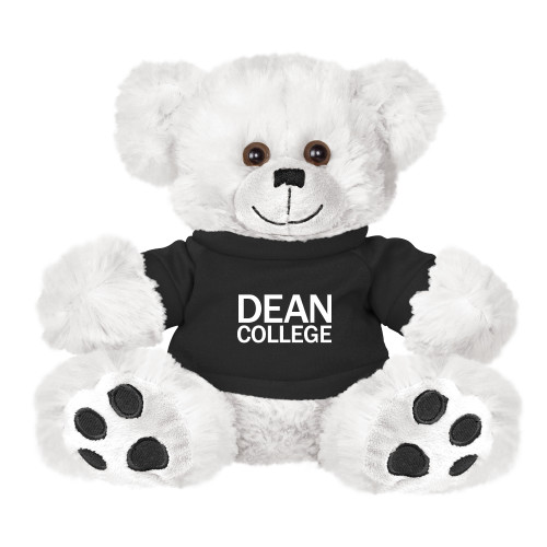  Plush Big Paw 8 1/2 inch White Bear w/Black Shirt - Primary Mark