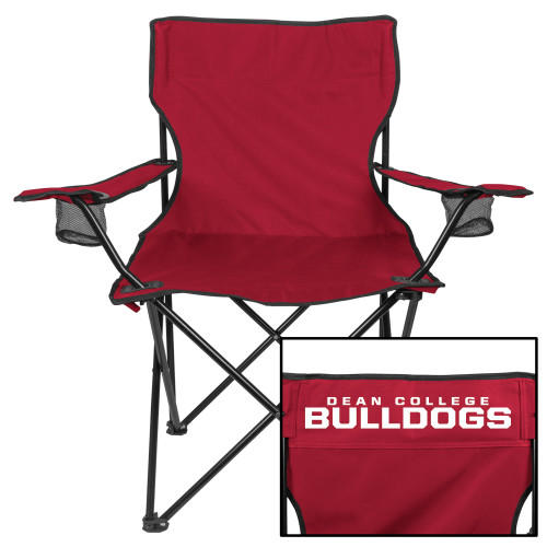  Deluxe Cardinal Captains Chair - Dean College Bulldogs Stacked