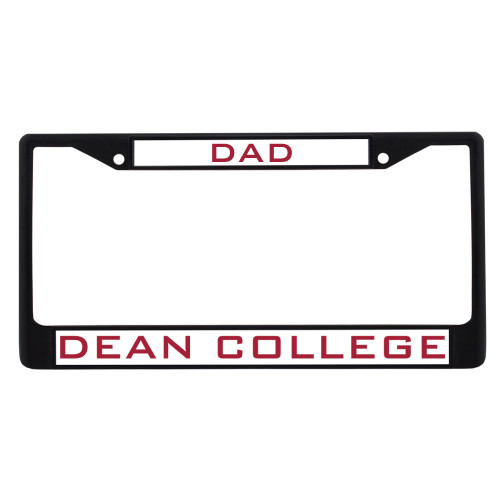  Dad Metal License Plate Frame in Black - Dad