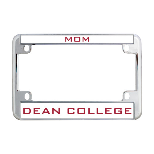  Metal Motorcycle License Plate Frame in Chrome - Mom