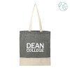 Thumbnail image for  Split Recycled Black Cotton Twill Convention Tote