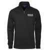 Thumbnail image for  Black Slub Fleece 1/4 Zip Pullover