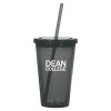 Thumbnail image for  Madison Double Wall Charcoal Tumbler w/Straw 16oz