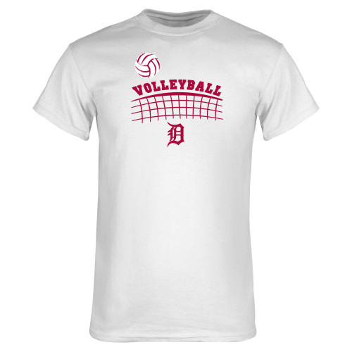  White T Shirt - Volleyball