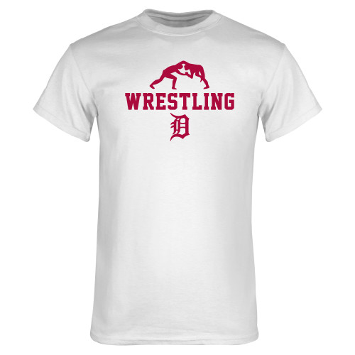  White T Shirt - Wrestling