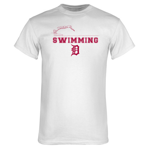  White T Shirt - Swimming