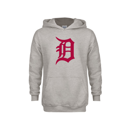  Youth Grey Fleece Hood - Primary Mark