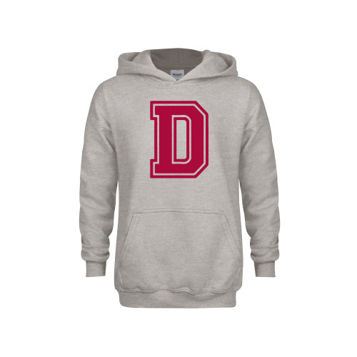  Youth Grey Fleece Hood - D