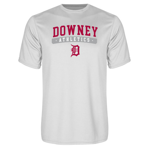  White Performance Tee - Athletics
