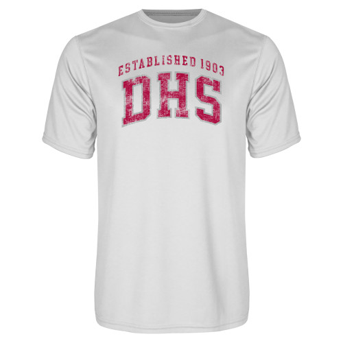  White Performance Tee - Est. DHS