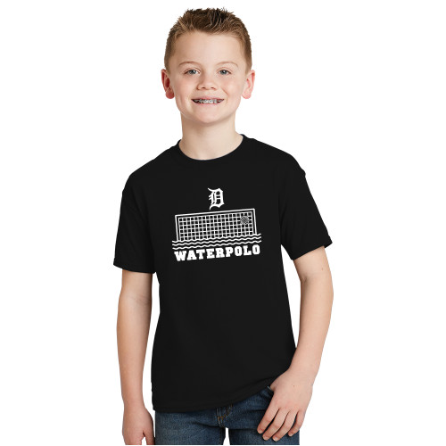  Youth Black T Shirt - Waterpolo