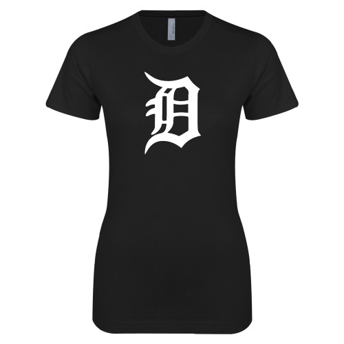  Next Level Womens Black Boyfriend Tee - Primary Mark