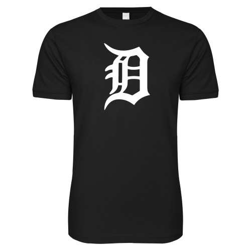  Next Level Black SoftStyle T Shirt - Primary Mark