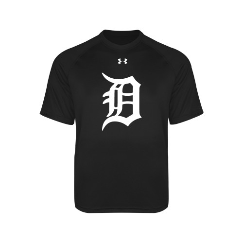  Under Armour Youth Black Tech Tee - Primary Mark