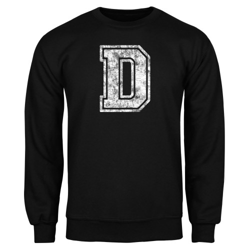  Black Fleece Crew - D. Distressed