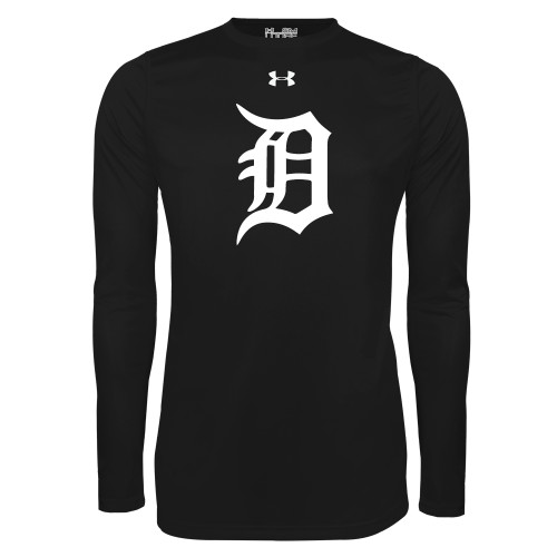  Under Armour Black Long Sleeve Tech Tee - Primary Mark