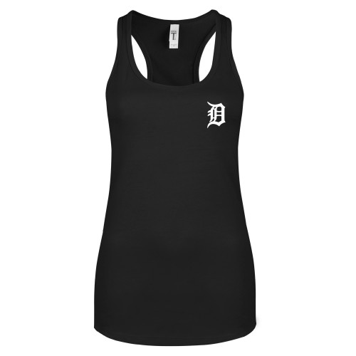  Next Level Womens Black Racerback Tank  - Primary Mark