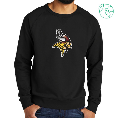  Allmade Black Organic French Terry Crewneck Sweatshirt - Viking