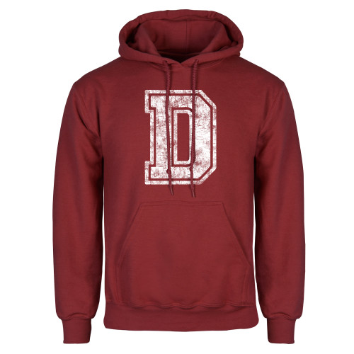  Cardinal Fleece Hoodie - D. Distressed