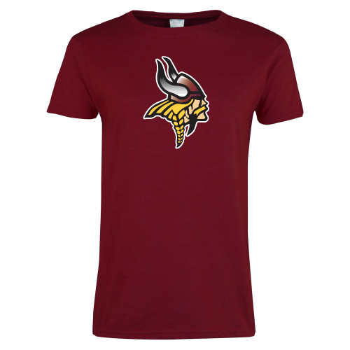  Next Level Womens Cardinal Short Sleeve Tee - Viking
