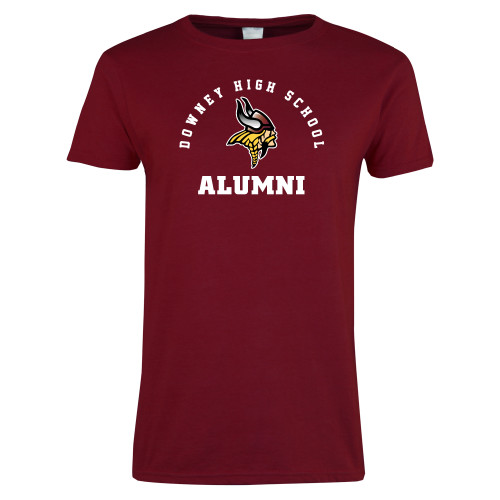  Next Level Womens Cardinal Short Sleeve Tee - Alumni
