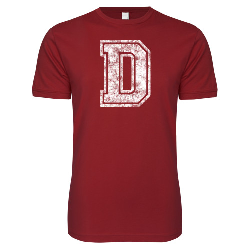  Next Level Cardinal SoftStyle T Shirt - D. Distressed