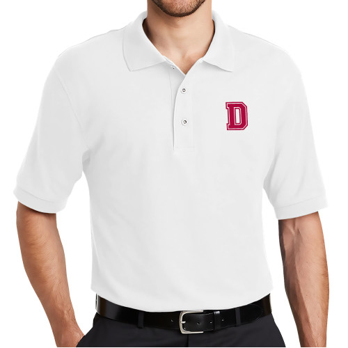  White Silk Touch Polo - D