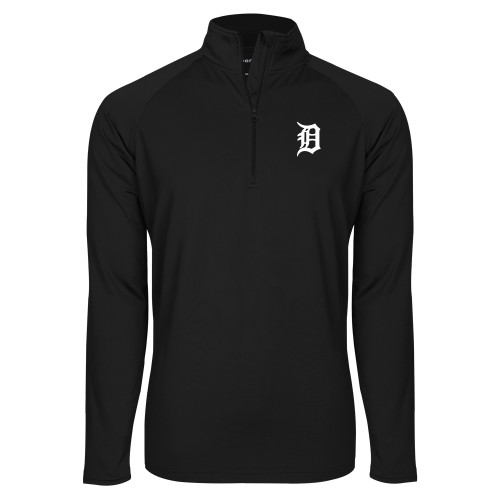  Sport Tek Black Sport Wick Stretch 1/2 Zip Pullover - Primary Mark