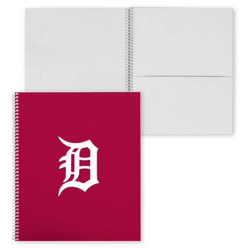  College Spiral Notebook w/Clear Coil - Primary Mark
