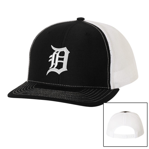  Richardson Black/White Trucker Hat - Primary Mark
