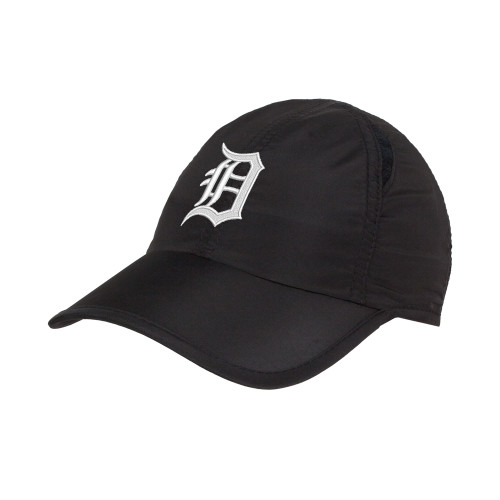  Womens Black Performance Cap - Primary Mark