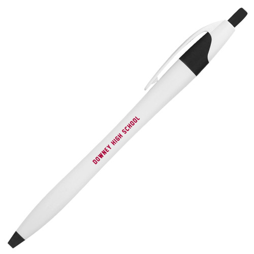  Dart White/Black Pen w/Blue Ink - Alumni