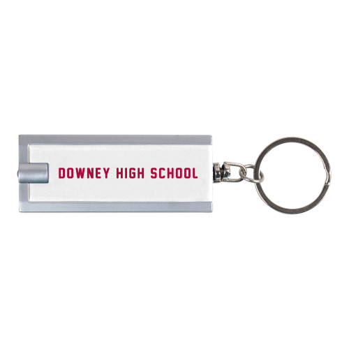  Turbo White Flashlight Key Holder - Alumni