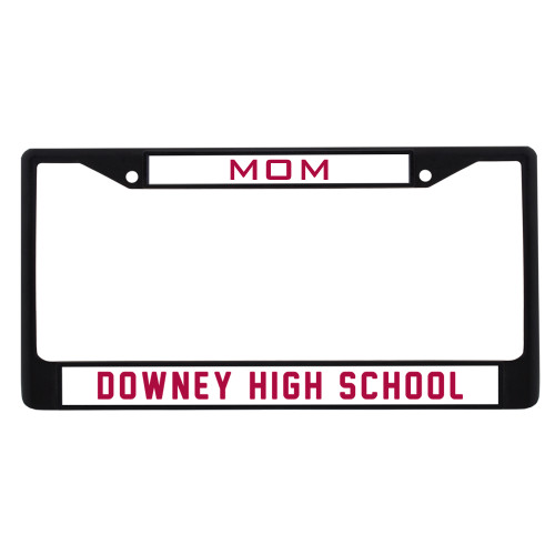  Mom Metal License Plate Frame in Black - Alumni