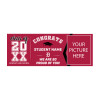 Thumbnail image for  Personalized 3 x 8 Graduation Banner