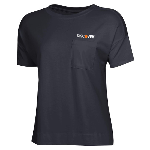  Gear Womens Black Luxe Pocket Tee - Discover
