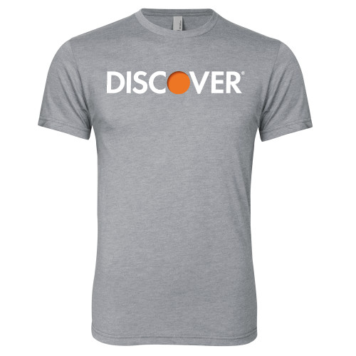  Next Level Heather Grey Triblend Tee - Discover