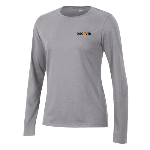 Gear Womens Oxford Heather Long Sleeve Tee - Discover