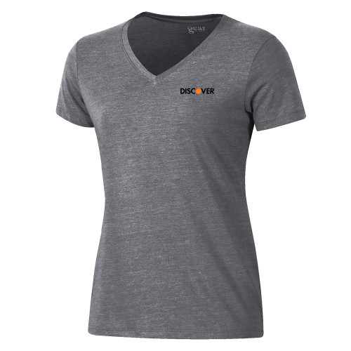  Gear Womens Gunsmoke Triblend VNeck Tee - Discover