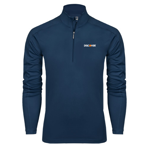  Syntrel Navy Interlock 1/4 Zip - Discover