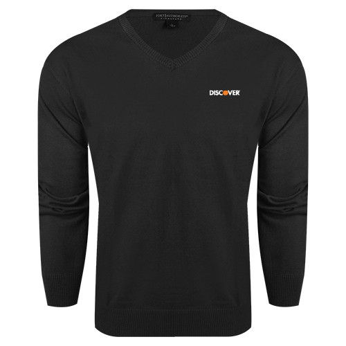 Black VNeck Sweater - Discover