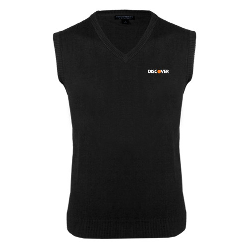  Black VNeck Sweater Vest - Discover