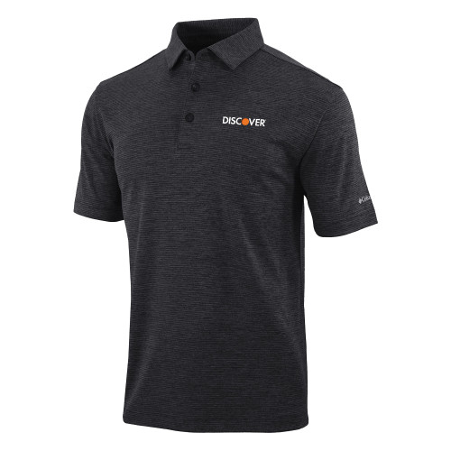  Columbia Black Omni Wick Set Golf Polo - Discover