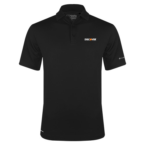  Columbia Black Omni Wick Drive Polo - Discover